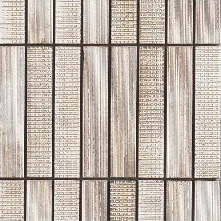 Japanese ceramic wall tiles Homura in Light Brown from Mittsu Japanese Tiles
