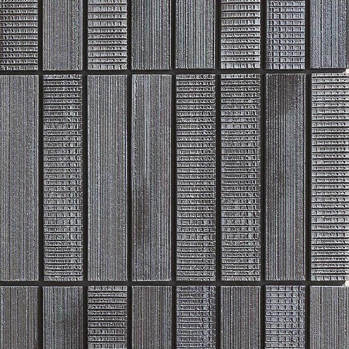 Japanese ceramic wall tiles Homura in Black from Mittsu Japanese Tiles