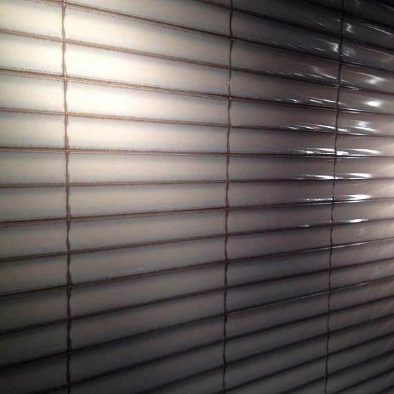 Japanese ceramic wall tiles Izumo in White from Mittsu Japanese Tiles