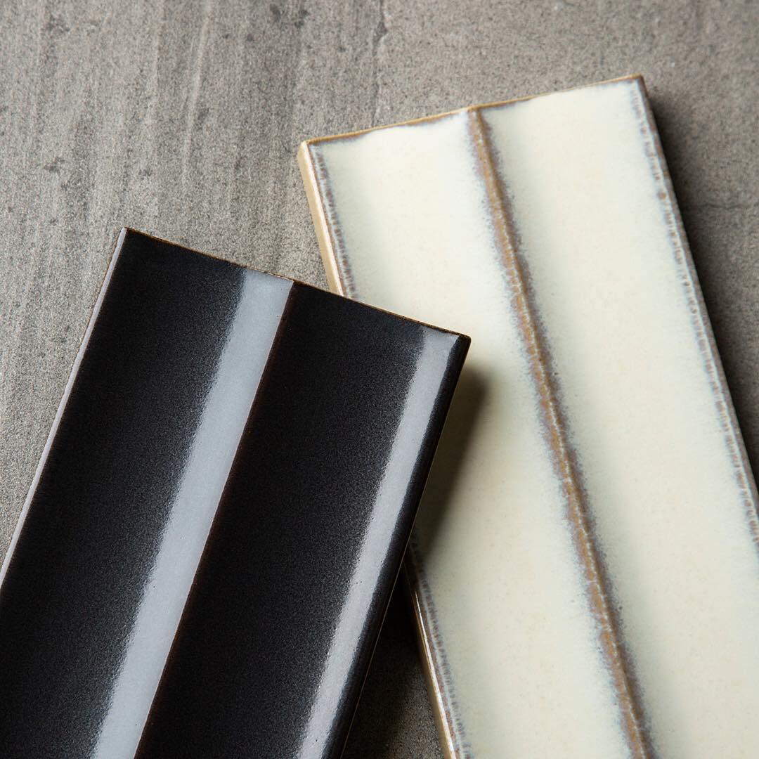 Japanese ceramic wall tiles Izumo in White from Mittsu Japanese Tiles