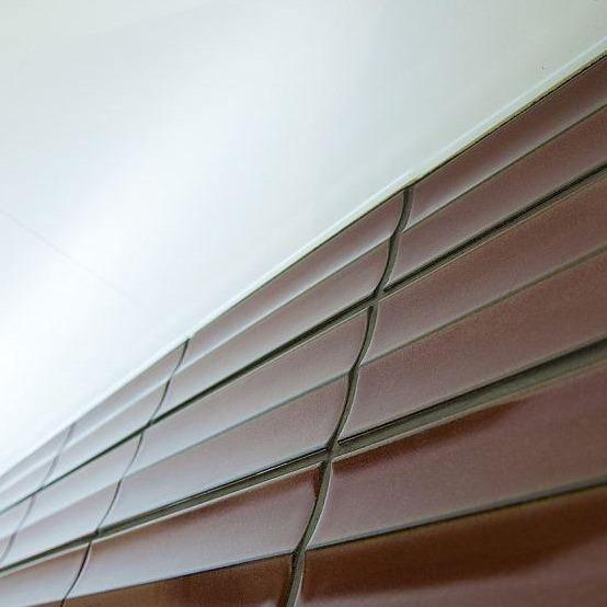 Japanese ceramic wall tiles Izumo Sample in White from Mittsu Japanese Tiles