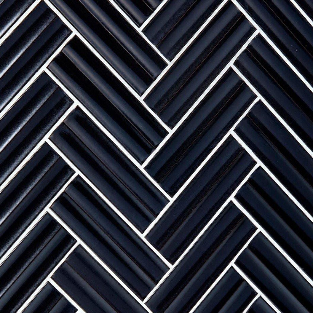 Japanese ceramic wall tiles Izumo Sample in White from Mittsu Japanese Tiles