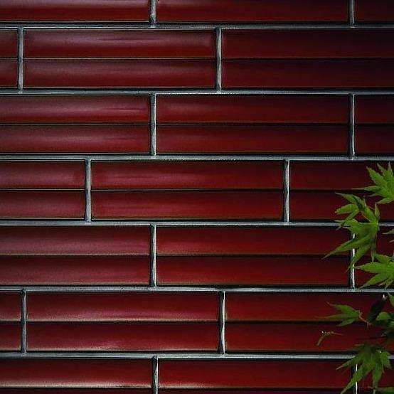 Japanese ceramic wall tiles Izumo Sample in White from Mittsu Japanese Tiles