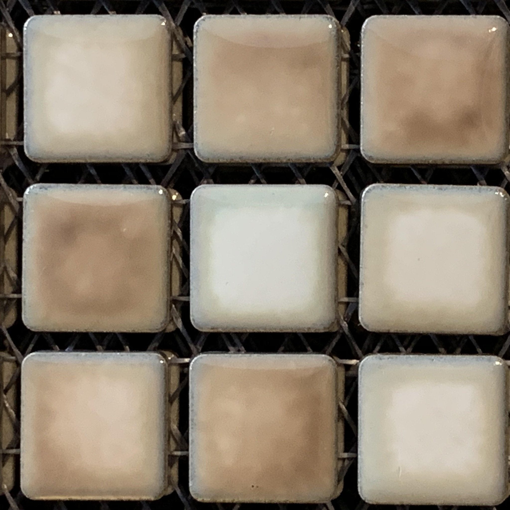 Japanese ceramic wall tiles Kaleido Glaze in Black Mix from Mittsu Japanese Tiles