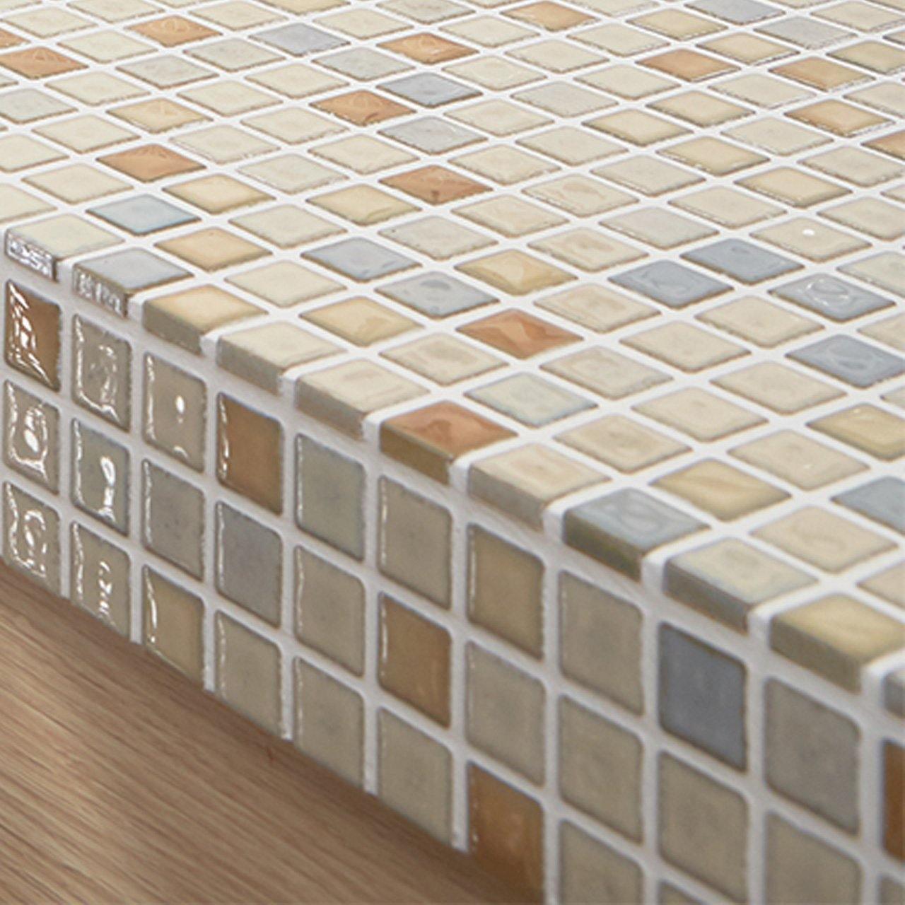 Japanese ceramic wall tiles Kaleido Glaze in Black Mix from Mittsu Japanese Tiles