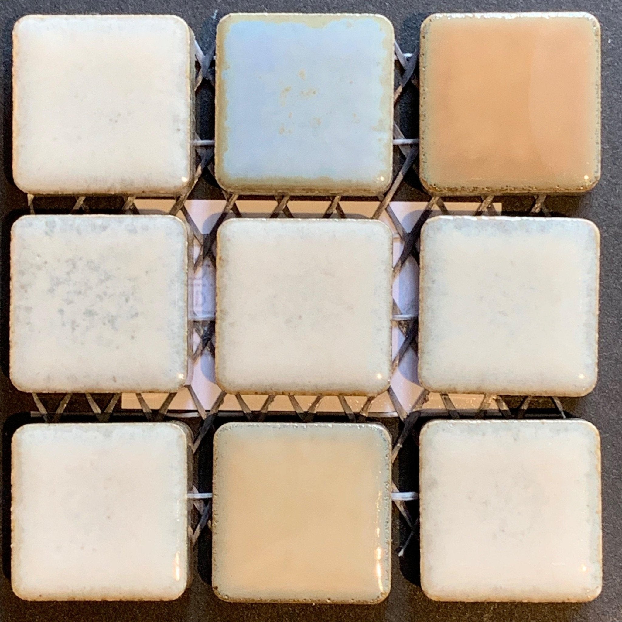 Japanese ceramic wall tiles Kaleido Glaze in Black Mix from Mittsu Japanese Tiles