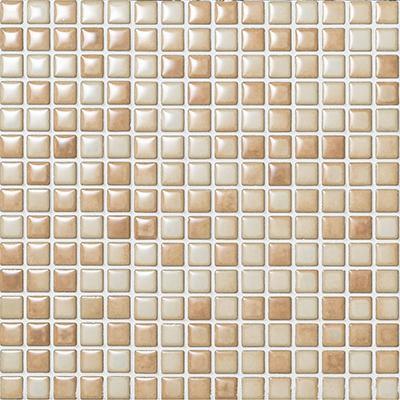 Japanese ceramic wall tiles Kaleido Glaze in Beige from Mittsu Japanese Tiles