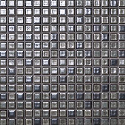 Japanese ceramic wall tiles Kaleido Glaze in Black from Mittsu Japanese Tiles