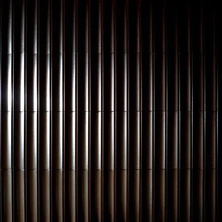 Japanese ceramic wall tiles Kenzan No. 802 in Haniwa Clay from Mittsu Japanese Tiles