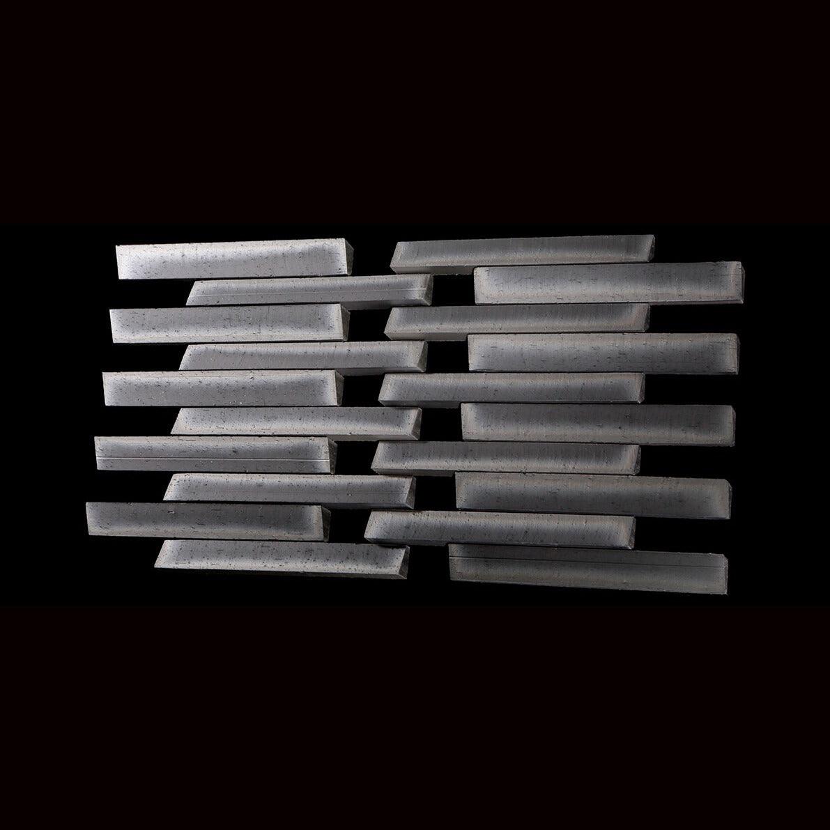 Japanese ceramic wall tiles Koyo Ibushi Harima Sample in Yama Left from Mittsu Japanese Tiles