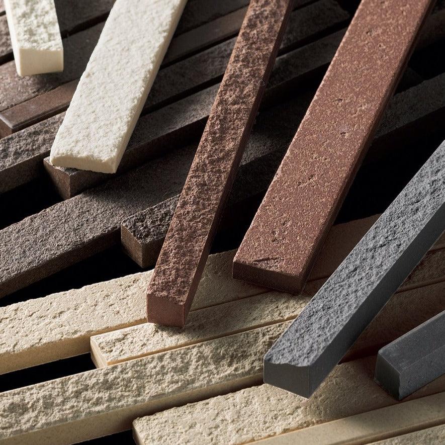 Japanese ceramic wall tiles Luminos in White from Mittsu Japanese Tiles