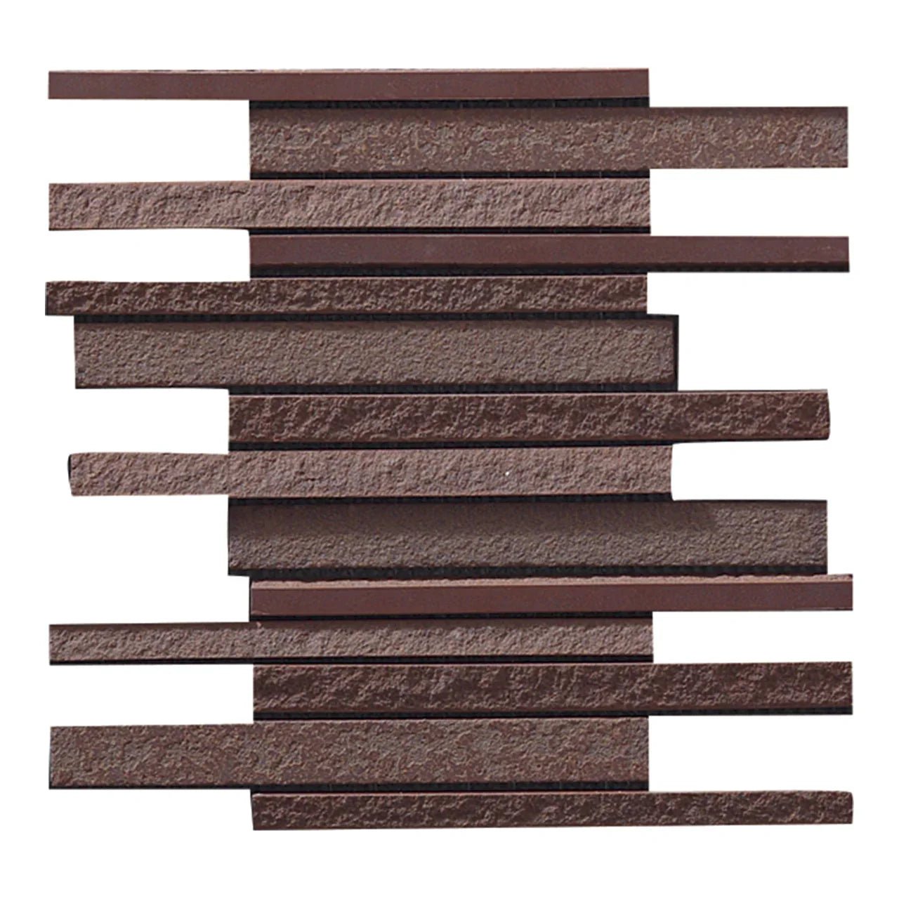 Japanese ceramic wall tiles Luminos Samples in Black from Mittsu Japanese Tiles