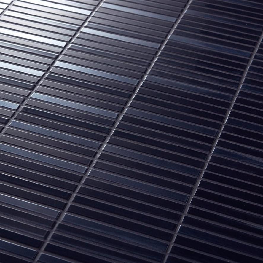 Japanese ceramic wall tiles Lungo in White Mix from Mittsu Japanese Tiles