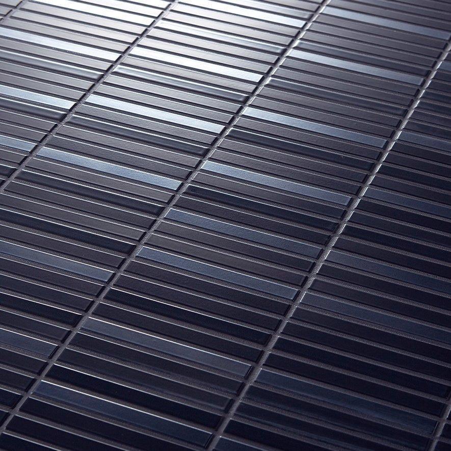 Japanese ceramic wall tiles Lungo Sample in White Mix from Mittsu Japanese Tiles