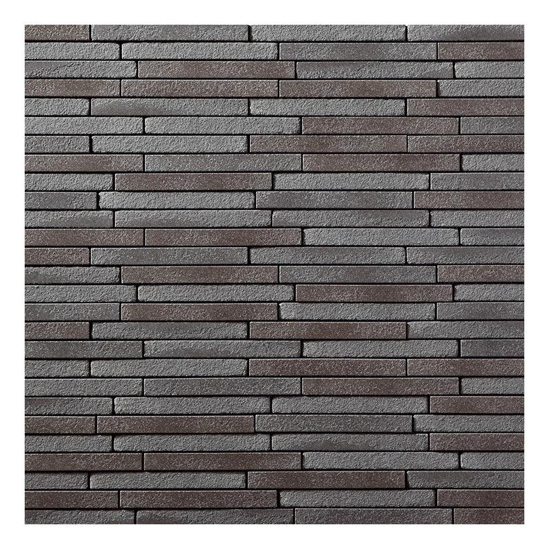 Japanese ceramic wall tiles Sabiuta II in Brown from Mittsu Japanese Tiles