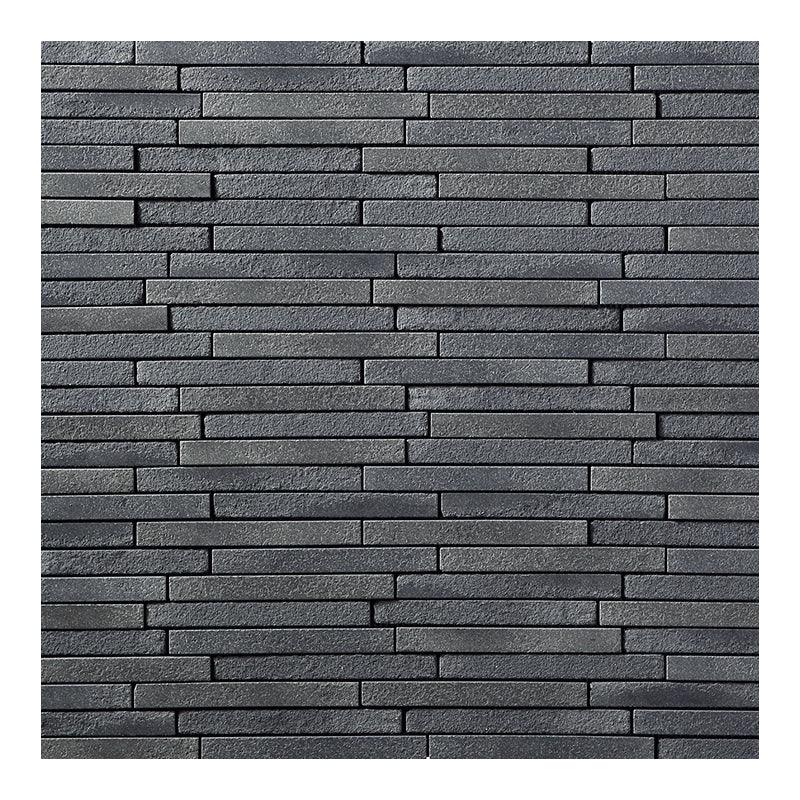 Japanese ceramic wall tiles SABIUTA II Sample in Black from Mittsu Japanese Tiles