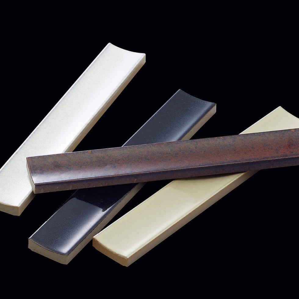 Japanese ceramic wall tiles Sairin in Matt White from Mittsu Japanese Tiles