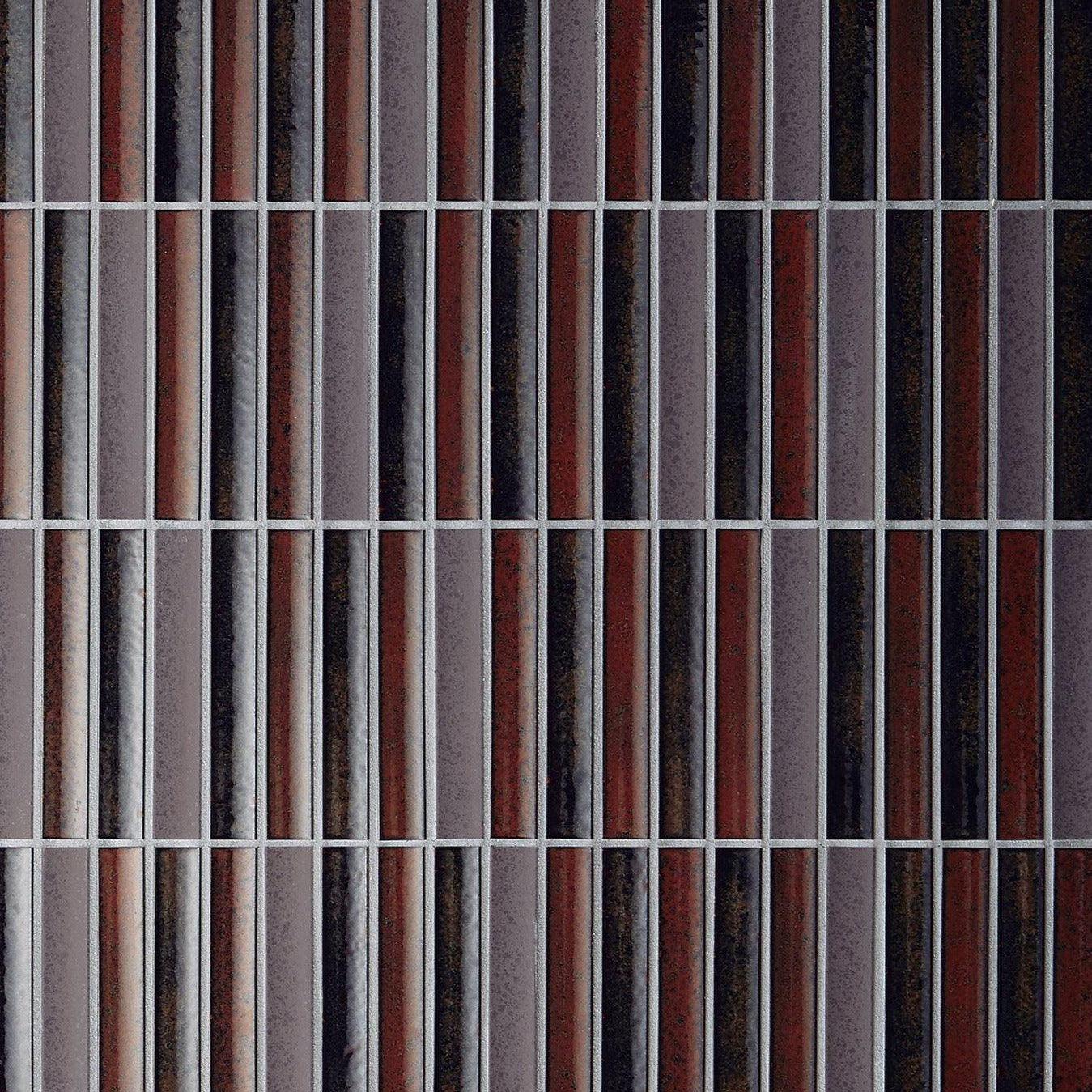 Japanese ceramic wall tiles Sairin in Matt White from Mittsu Japanese Tiles