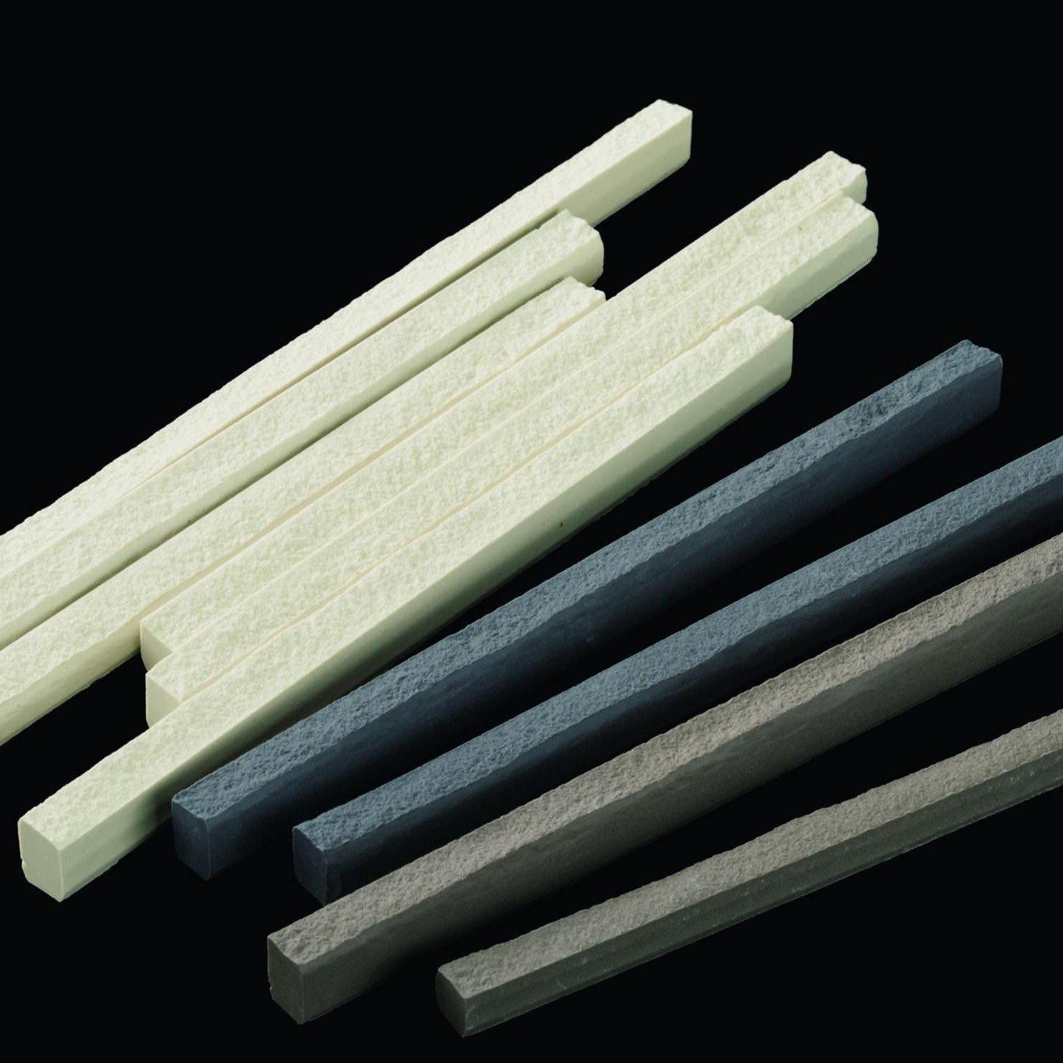 Japanese ceramic wall tiles Sentousai in White from Mittsu Japanese Tiles