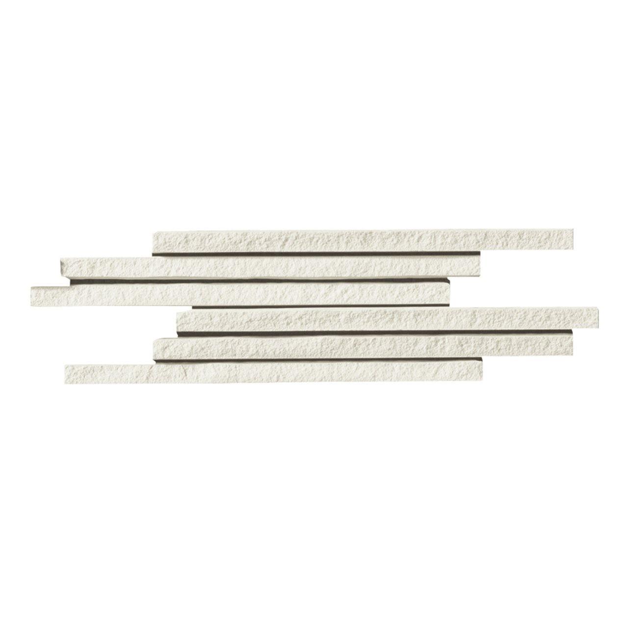 Japanese ceramic wall tiles Sentousai in White from Mittsu Japanese Tiles