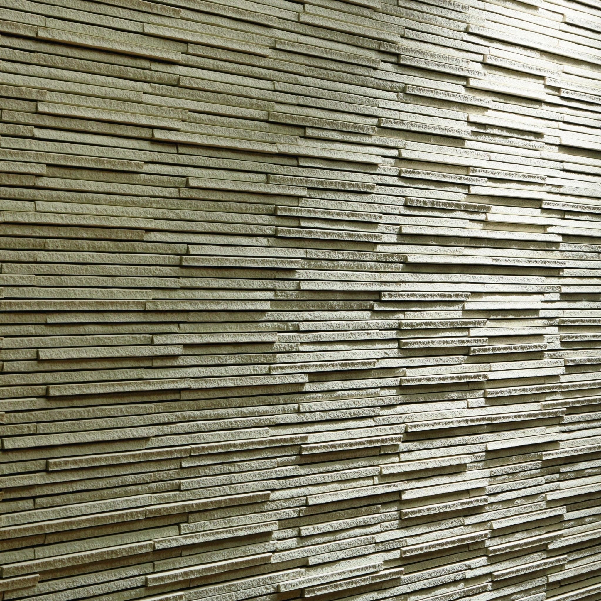 Japanese ceramic wall tiles Sentousai in White from Mittsu Japanese Tiles