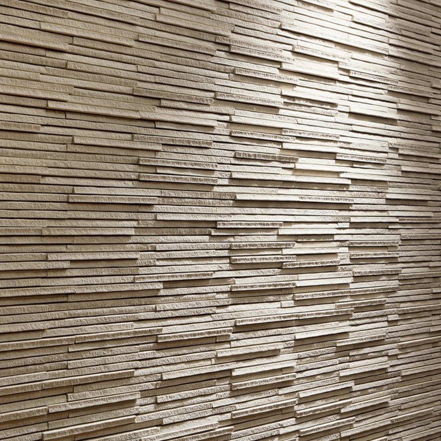 Japanese ceramic wall tiles Sentousai in White from Mittsu Japanese Tiles