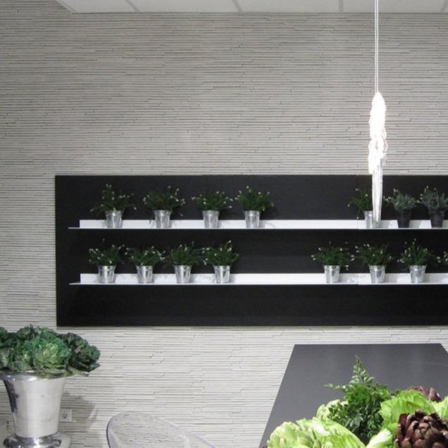 Japanese ceramic wall tiles Sentousai Sample in White from Mittsu Japanese Tiles