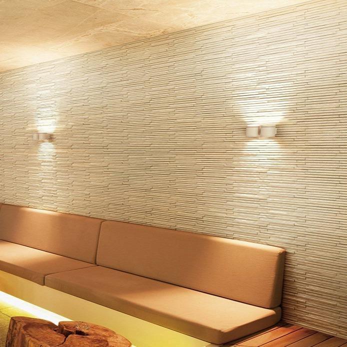 Japanese ceramic wall tiles Sentousai Sample in White from Mittsu Japanese Tiles