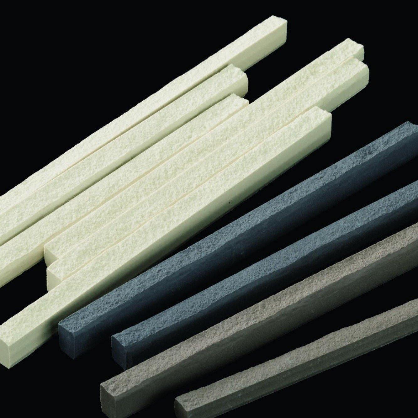 Japanese ceramic wall tiles Sentousai Sample in White from Mittsu Japanese Tiles