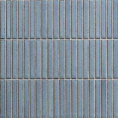 Japanese ceramic wall tiles Yohen in Turquoise Blue from Mittsu Japanese Tiles