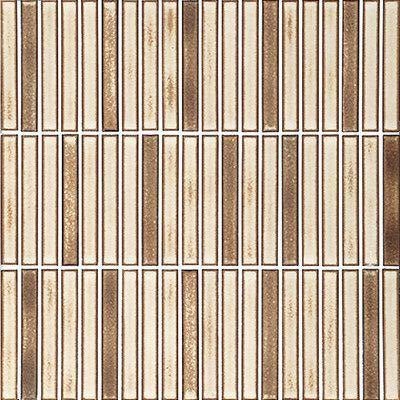 Japanese ceramic wall tiles Yohen Sample in White from Mittsu Japanese Tiles