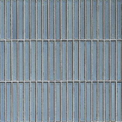 Japanese ceramic wall tiles Yohen Sample in Turquoise Blue from Mittsu Japanese Tiles