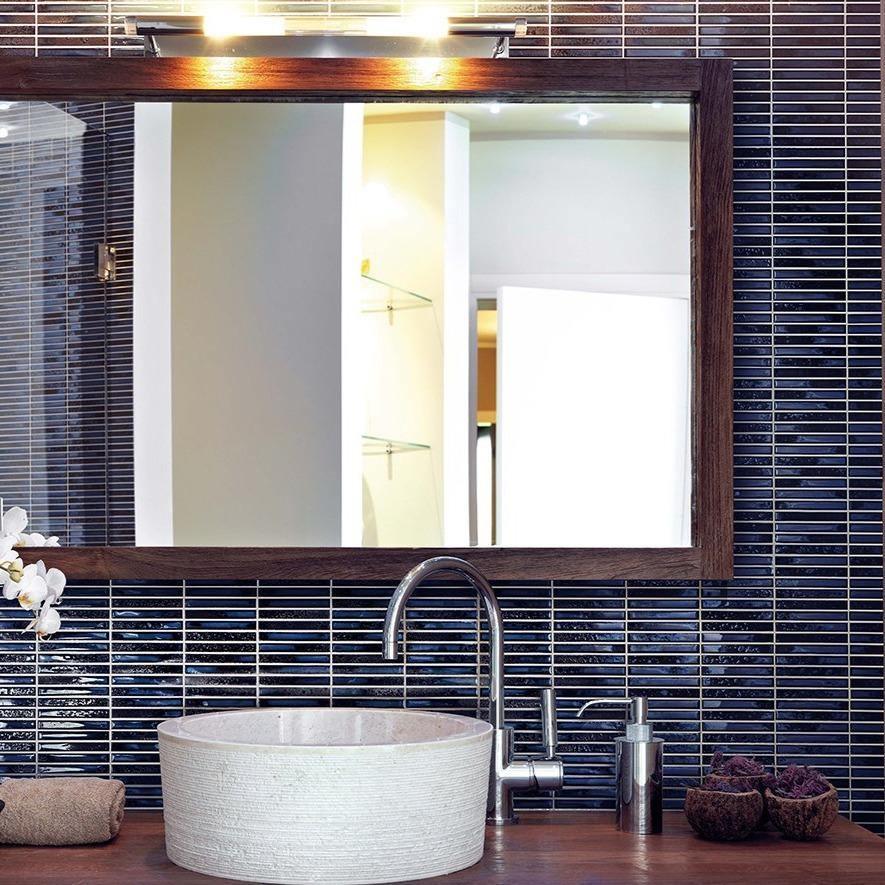 Japanese ceramic wall tiles Yohen Sample in Henna Mix from Mittsu Japanese Tiles